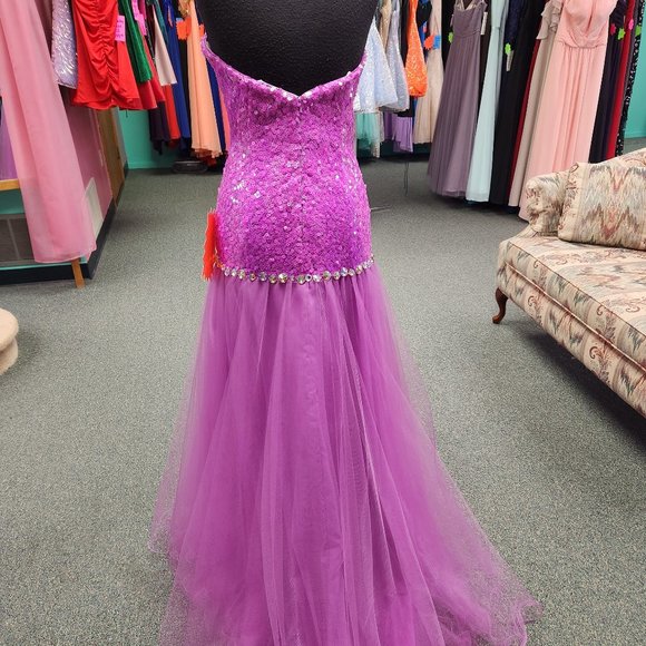 Precious Formals 10570 Size 12 Orchid - Picture 4 of 5